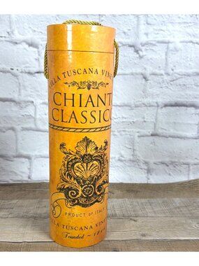 Villa Toscana Vineyard Chianti Classico Italy Wine Bottle Gift Box Real Home